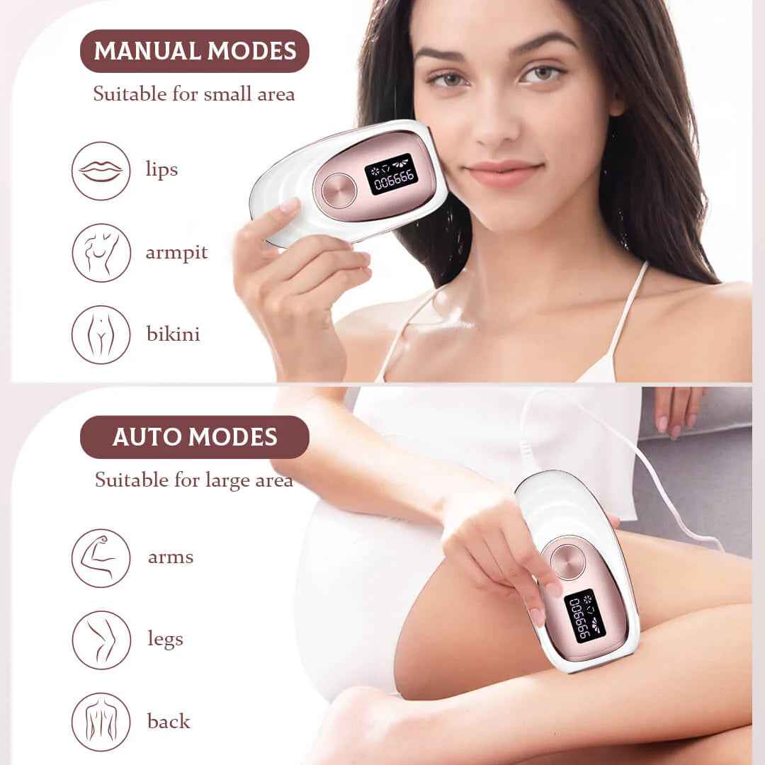 Ice Cool IPL Hair Removal Device | Permanent & Painless - Essence Bleu
