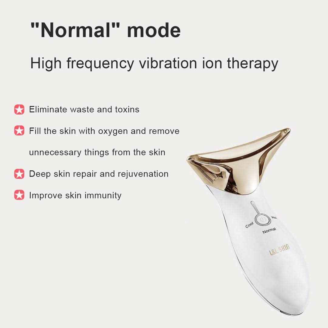MAMI 4-in-1 LED Facial Massager | Hot & Cold Therapy with Vibration for Anti-Aging, Sculpting & Acne - Essence Bleu