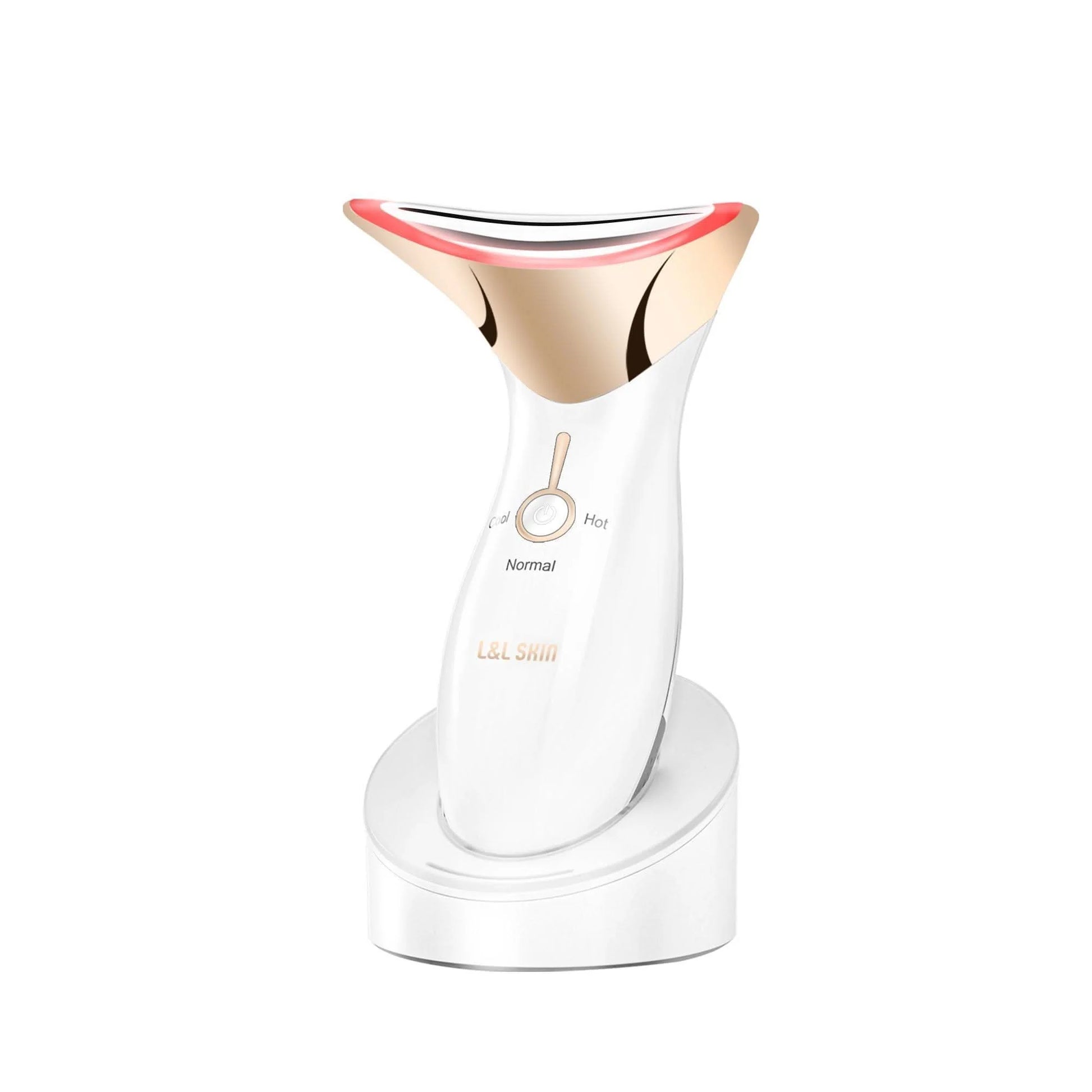 MAMI 4-in-1 LED Facial Massager | Hot & Cold Therapy with Vibration for Anti-Aging, Sculpting & Acne - Essence Bleu