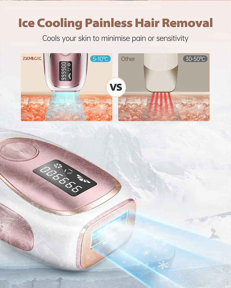 Ice Cool IPL Hair Removal Device | Permanent & Painless - Essence Bleu