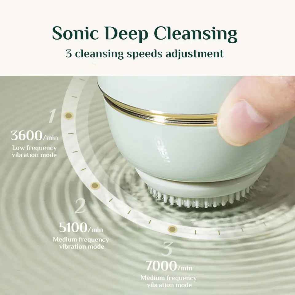 UV-C Facial Cleansing Kit | Sonic Deep Cleanse for Optimal Skin Hygiene - Essence Bleu