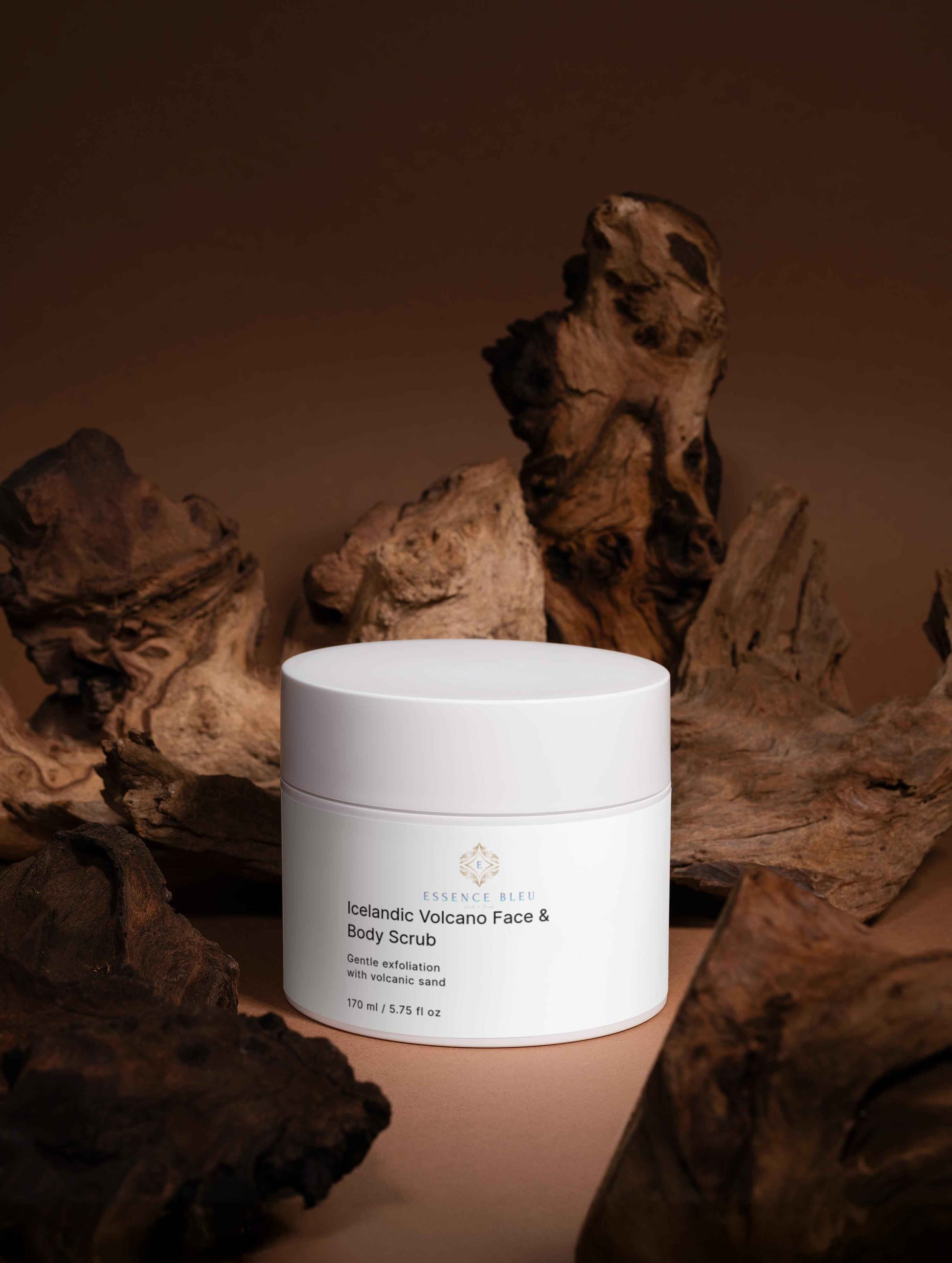 Icelandic Volcano Scrub - Exfoliating Face & Body Treatment - Essence Bleu