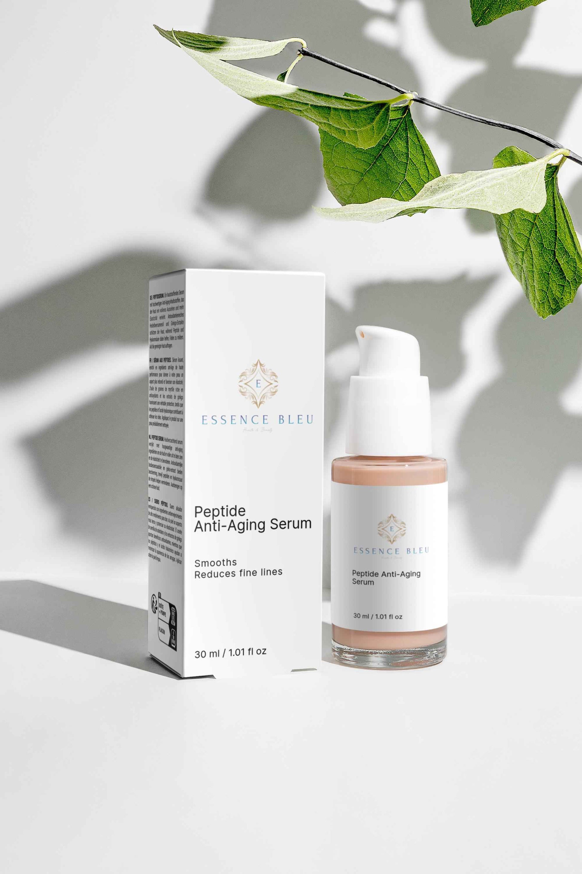 Peptide Anti-Aging Serum | Firm, Plump & Smooth - Essence Bleu