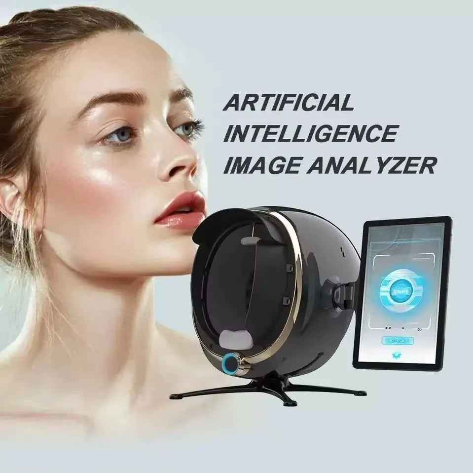Portable AI Skin Analyzer Machine | 3D Face Scanner with 28MP Camera | 13 Languages - Essence Bleu