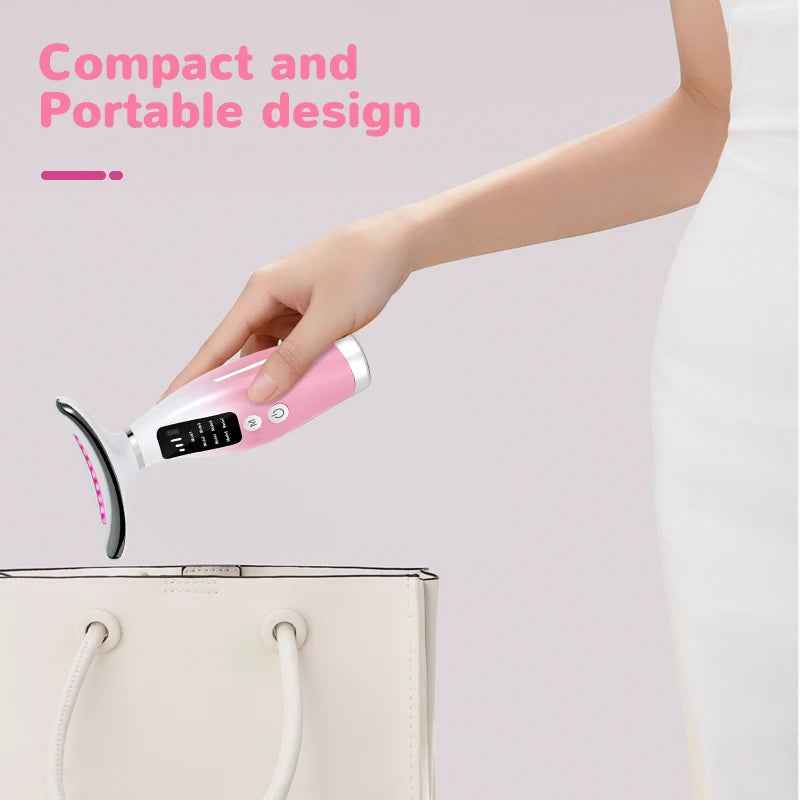 7 Color LED Face and Neck Massager | Firming and Light Therapy - Essence Bleu