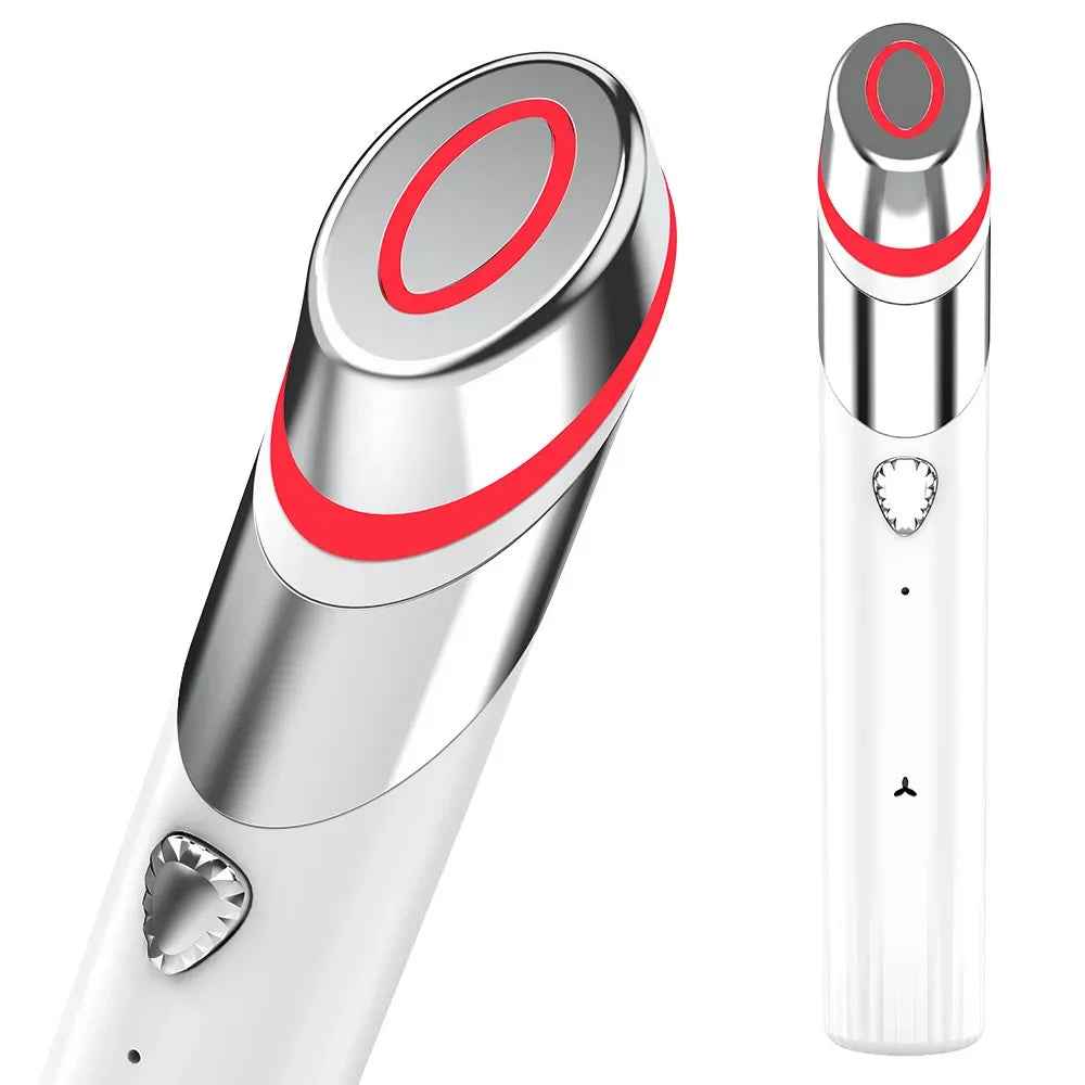 4-in-1 Microcurrent Facial Toning Wand | Red Light Therapy, Heat & Vibrating Massage Tool - Essence Bleu