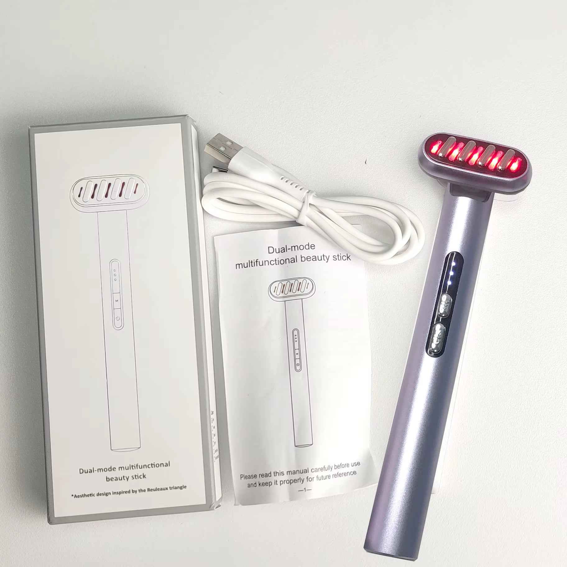 Electrical LED Eye and Face Massager - Lift, Firm & Revitalize Your Skin - Essence Bleu