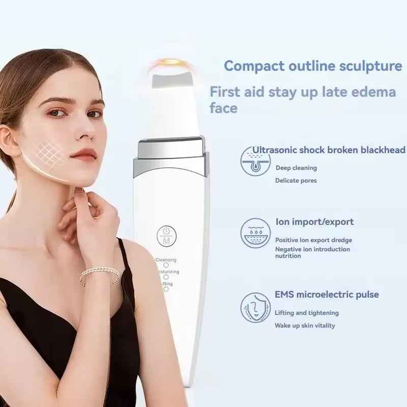 Ultrasonic Pore Scrubber | Deep Cleanse & Serum Infusion - Essence Bleu
