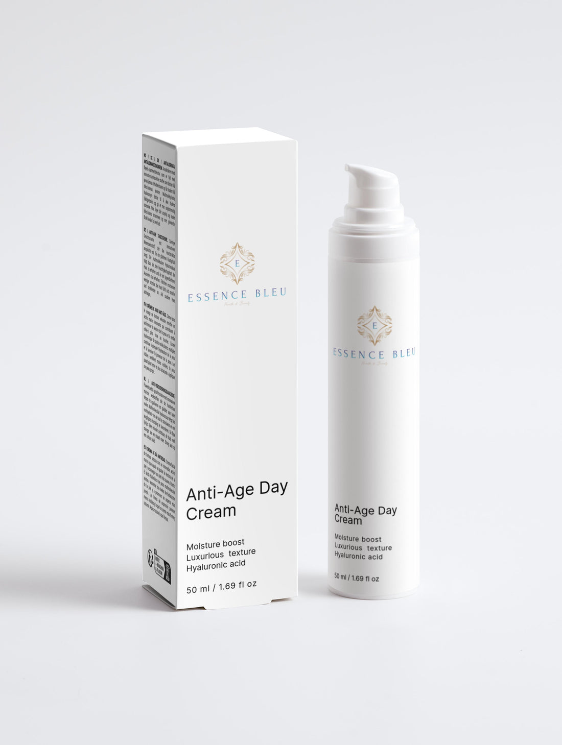 Anti-Age Day Cream | Hyaluronic Acid & Marine Actives - Essence Bleu