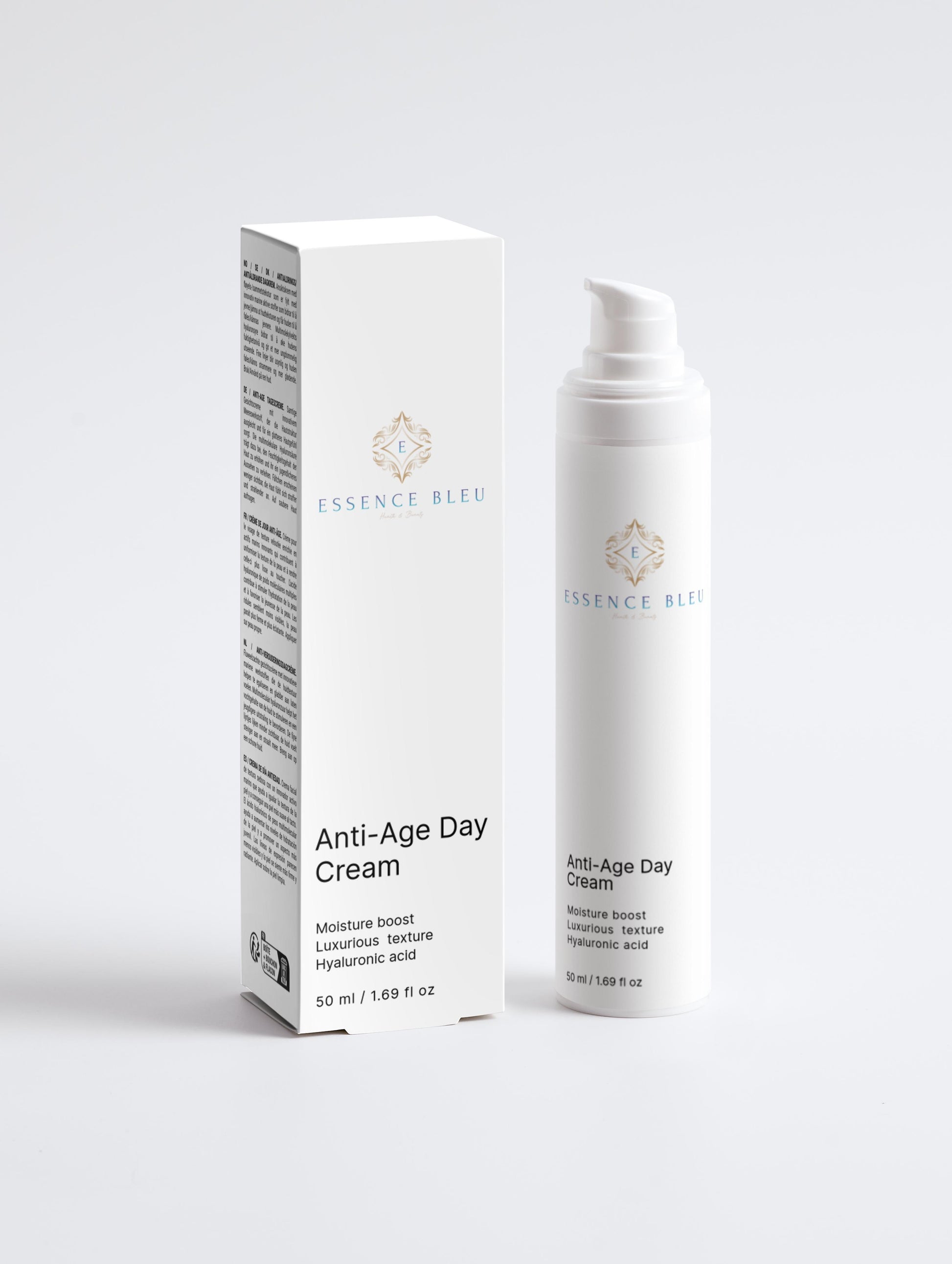 Anti-Age Day Cream | Hyaluronic Acid & Marine Actives - Essence Bleu