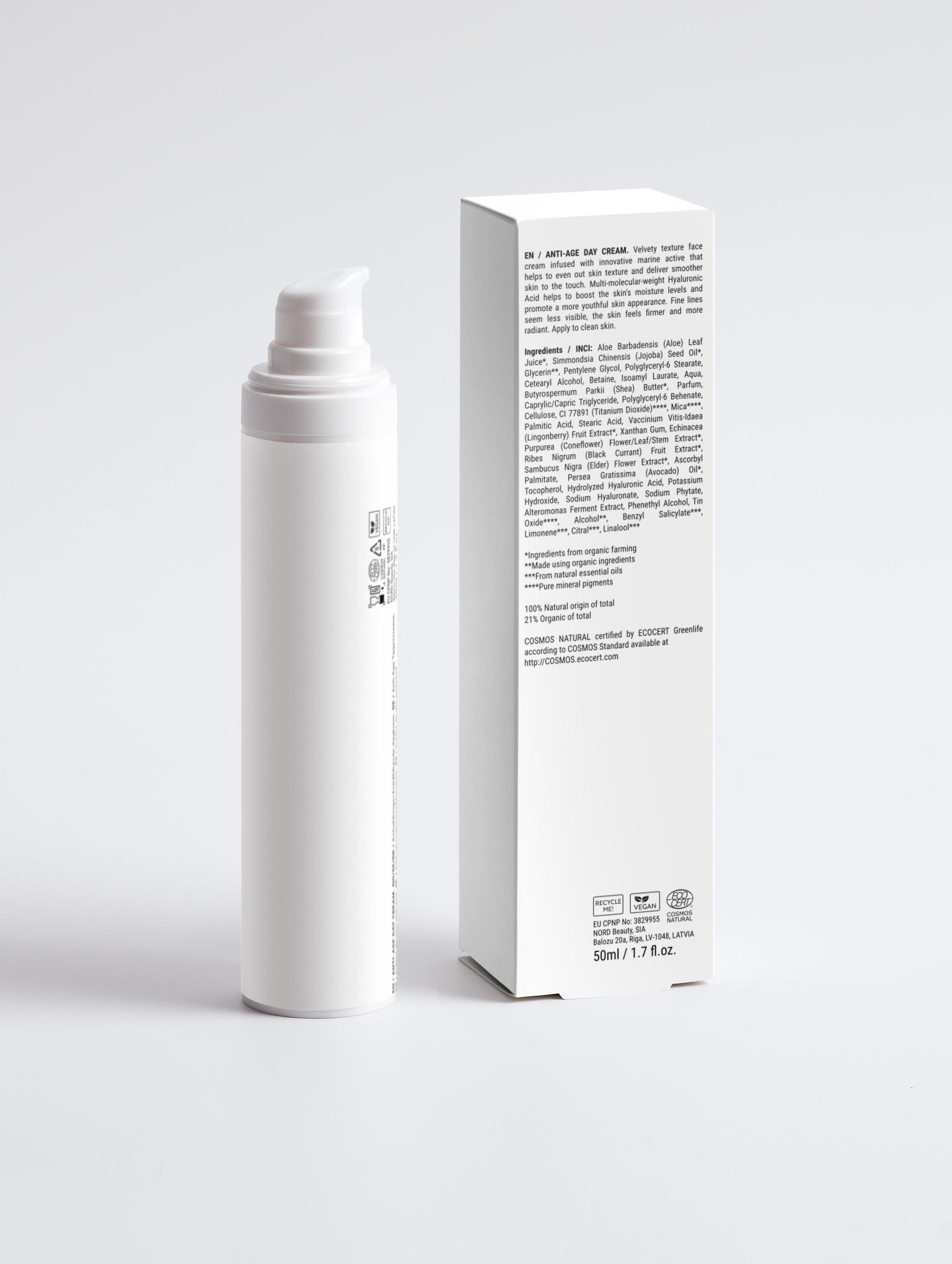 Anti-Age Day Cream | Hyaluronic Acid & Marine Actives - Essence Bleu