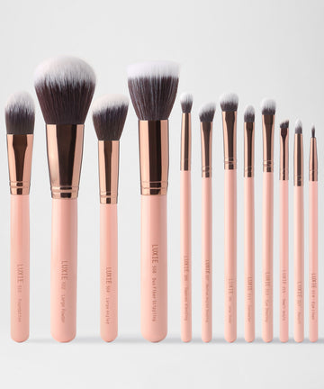 Luxie Signature Rose Gold Brush Set - Essence Bleu