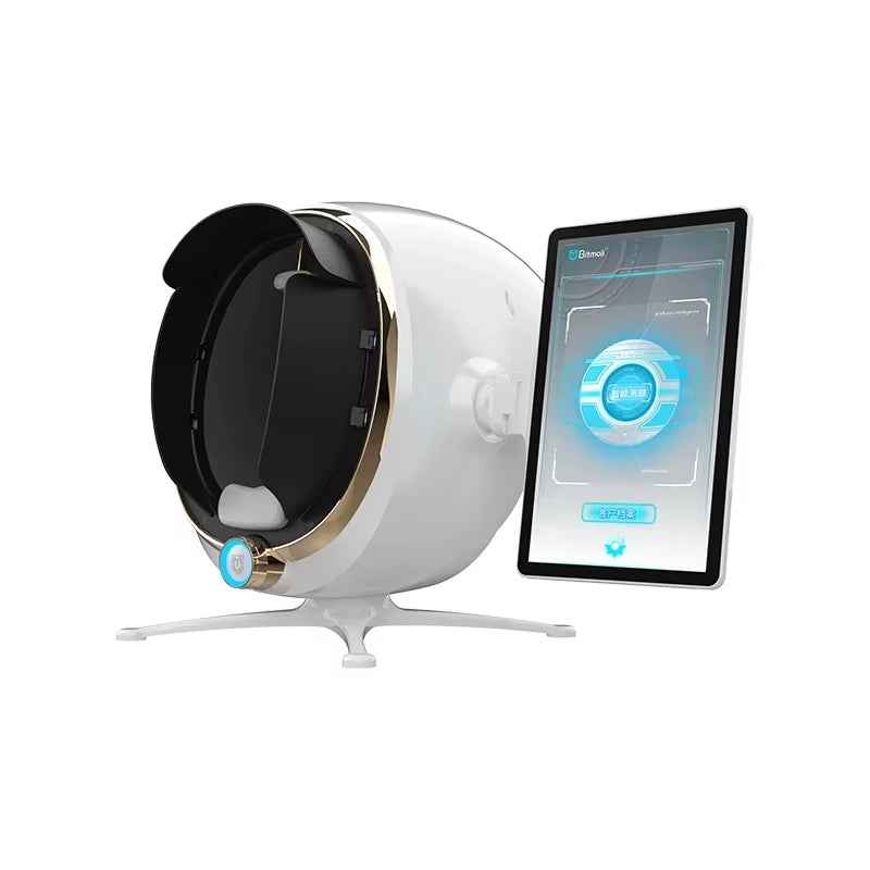 Portable AI Skin Analyzer Machine | 3D Face Scanner with 28MP Camera | 13 Languages - Essence Bleu
