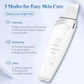 New Facial Ultrasonic Skin Scrubber Spatula Deep Face Cleaning Blackhead Remover Face Lift Machine Peeling Shovel Pore Cleaner
