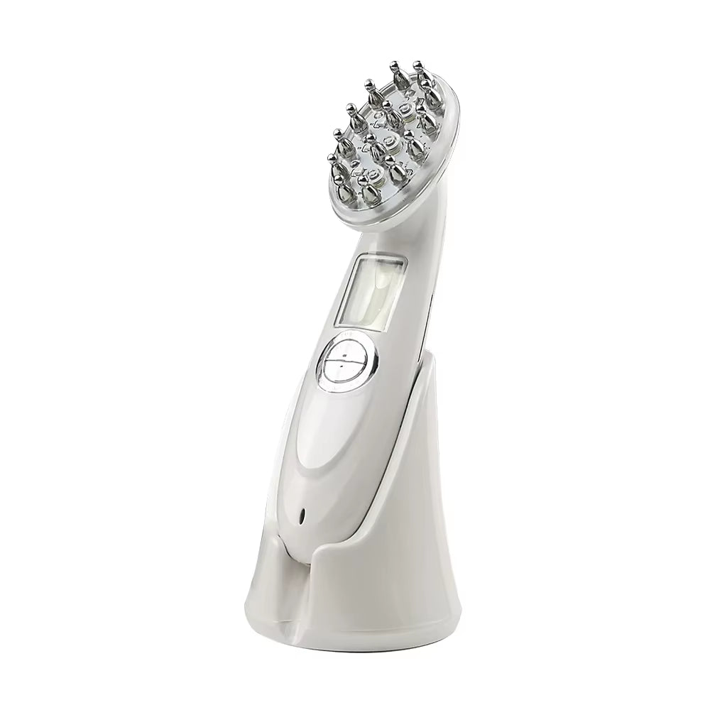 7-in-1 Hair Growth Comb with Red Light, RF & EMS | Anti-Hair Loss Therapy - Essence Bleu