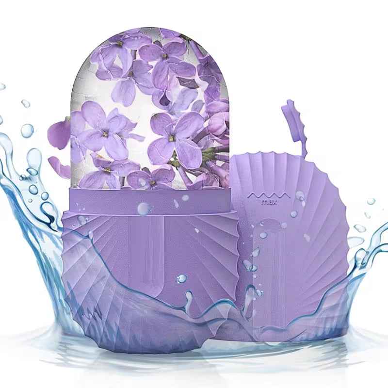 Ice Facial Roller Skincare Beauty Tool for Lifting and Contouring with Ice Cube Trays and Globe Balls - Essence Bleu