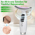 Neck and Face Massager Tools Portable Facial Beauty Device Facial Vibration with 7 Color LED Lights for Skin Care