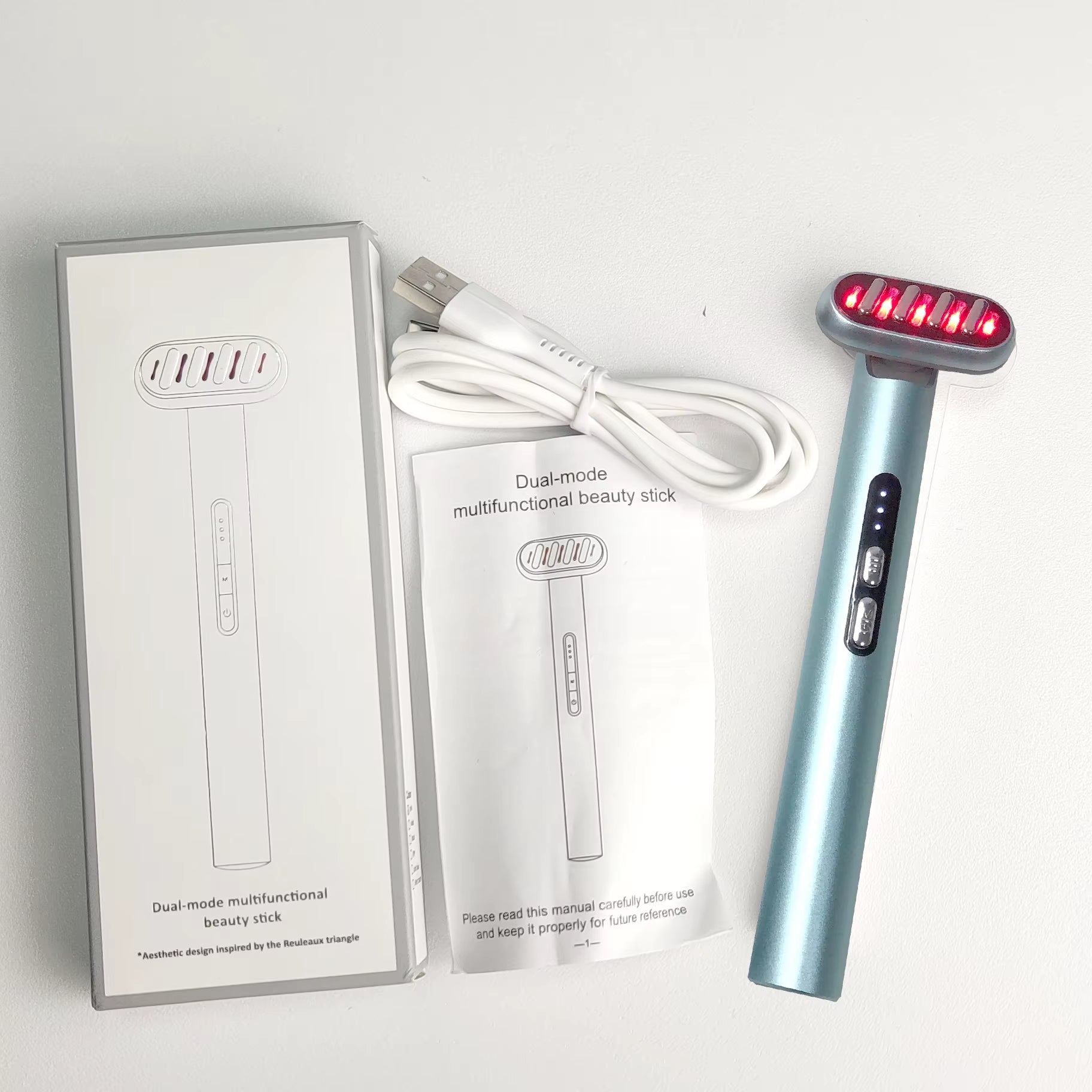 Neck Beauty Massager Face Beauty Portable Electrical LED Facial Massager Eye Massager