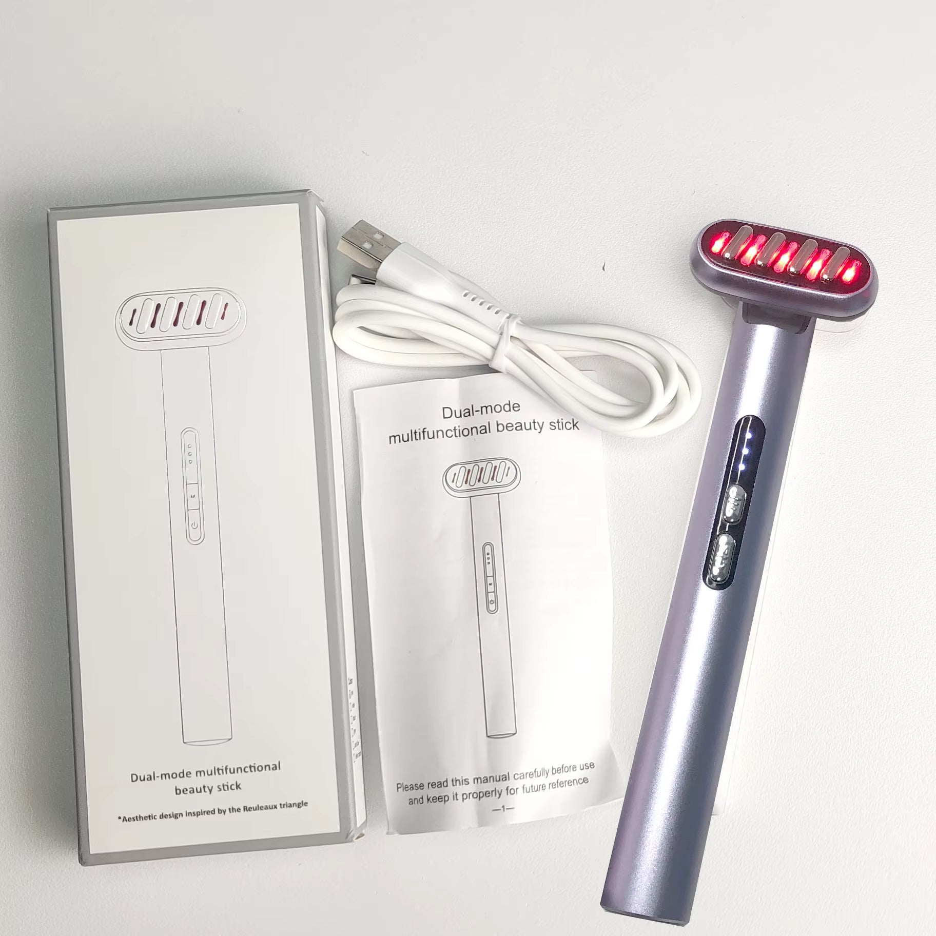 Neck Beauty Massager Face Beauty Portable Electrical LED Facial Massager Eye Massager