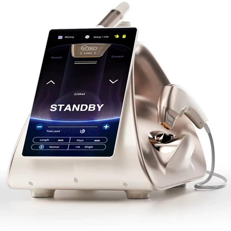 Professional 12D MPT HIFU Machine | Face Lifting & Body Contouring with 10 Cartridges - Essence Bleu